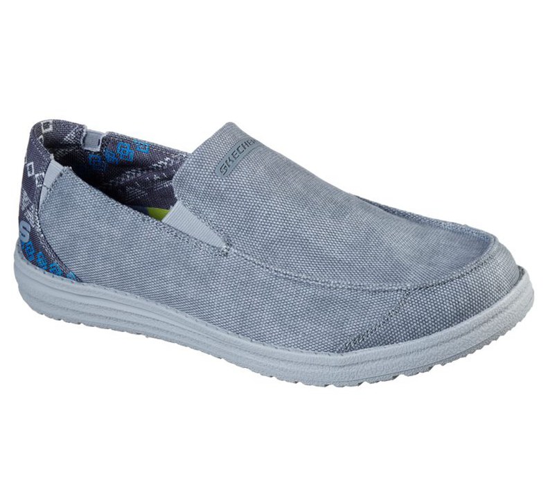 Skechers Herr Grå Slip On - Relaxed Fit: Melson - Ralo - Sverige (BASXK-8293)